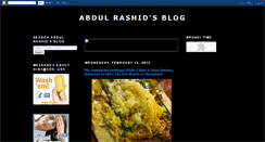 Desktop Screenshot of abdulrashidtahir.blogspot.com