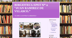 Desktop Screenshot of bibliotecaepet2lr.blogspot.com