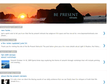 Tablet Screenshot of bepresentretreats.blogspot.com