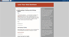 Desktop Screenshot of loveyourguts.blogspot.com