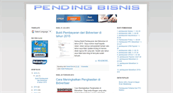 Desktop Screenshot of pendingbisnis.blogspot.com