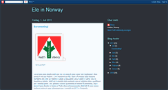 Desktop Screenshot of eleinnorway.blogspot.com