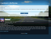 Tablet Screenshot of carolinethecat.blogspot.com