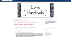 Desktop Screenshot of lovehandmadecraft.blogspot.com
