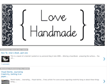 Tablet Screenshot of lovehandmadecraft.blogspot.com