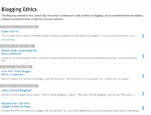 Tablet Screenshot of bloggingethics.blogspot.com