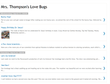 Tablet Screenshot of mrsthompsonslovebugs.blogspot.com