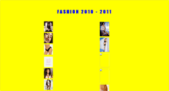 Desktop Screenshot of fashion-2010-2011.blogspot.com