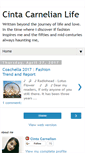 Mobile Screenshot of cintacarnelian.blogspot.com