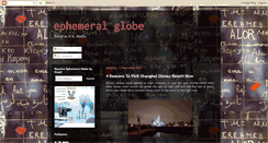 Desktop Screenshot of ephemeralglobe.blogspot.com