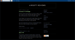 Desktop Screenshot of airsoftreviews.blogspot.com