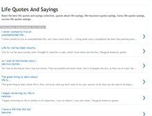 Tablet Screenshot of life-quotesandsayings.blogspot.com