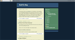 Desktop Screenshot of bulktix.blogspot.com