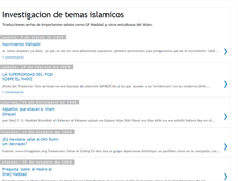 Tablet Screenshot of islaminvestiga.blogspot.com
