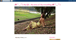 Desktop Screenshot of michelle-mylifemystorymyeverything.blogspot.com