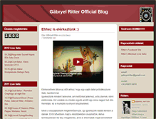 Tablet Screenshot of gabryelritter.blogspot.com