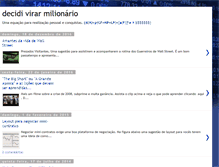Tablet Screenshot of decidi-virar-milionario.blogspot.com