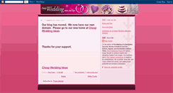 Desktop Screenshot of cheapweddingideasandtips.blogspot.com