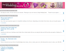 Tablet Screenshot of cheapweddingideasandtips.blogspot.com