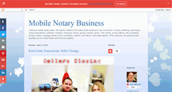 Desktop Screenshot of mobilenotarybiz.blogspot.com