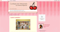 Desktop Screenshot of confrariadoartesanato2.blogspot.com