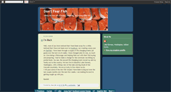 Desktop Screenshot of dontfearfish.blogspot.com