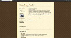 Desktop Screenshot of frankprincefamily.blogspot.com