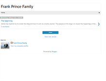 Tablet Screenshot of frankprincefamily.blogspot.com