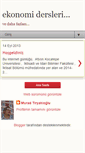 Mobile Screenshot of ekonomidersleri.blogspot.com