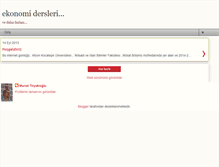 Tablet Screenshot of ekonomidersleri.blogspot.com