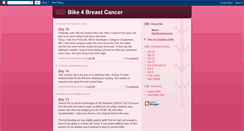 Desktop Screenshot of bike4breastcancer.blogspot.com