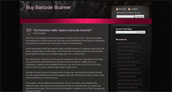Desktop Screenshot of buybarcodescanner.blogspot.com