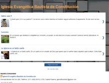 Tablet Screenshot of iglesiabautistadeconstitucion.blogspot.com