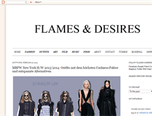 Tablet Screenshot of flamesanddesires.blogspot.com