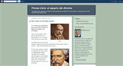 Desktop Screenshot of elespaciodeldirector.blogspot.com