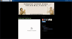 Desktop Screenshot of naskahdramairvanmulyadie.blogspot.com