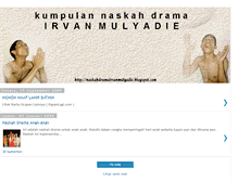Tablet Screenshot of naskahdramairvanmulyadie.blogspot.com