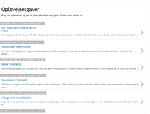 Tablet Screenshot of oplevelse-gave.blogspot.com