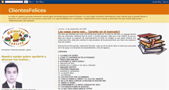 Desktop Screenshot of clientesfelices.blogspot.com