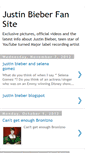 Mobile Screenshot of justinbieberfansite212.blogspot.com