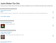 Tablet Screenshot of justinbieberfansite212.blogspot.com