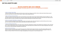Desktop Screenshot of duniasoftware.blogspot.com