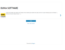 Tablet Screenshot of duniasoftware.blogspot.com