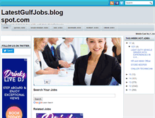 Tablet Screenshot of latestgulfjobs.blogspot.com