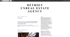 Desktop Screenshot of detroitunrealestateagency.blogspot.com