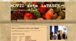 Desktop Screenshot of movidarteslowfood.blogspot.com