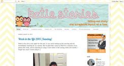 Desktop Screenshot of katie-stories.blogspot.com