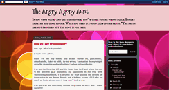Desktop Screenshot of angryagonyaunt.blogspot.com