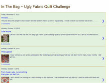Tablet Screenshot of inthebaguglyfabricquiltchallenge.blogspot.com