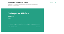 Desktop Screenshot of helpingthechildrenofafrica.blogspot.com